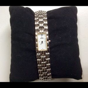 Genuine FENDI orologi women’s watch in silver